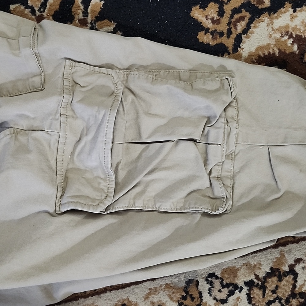 Arizona Jean Co Cargo Pants; Size: , Khaki - Picture 9 of 12